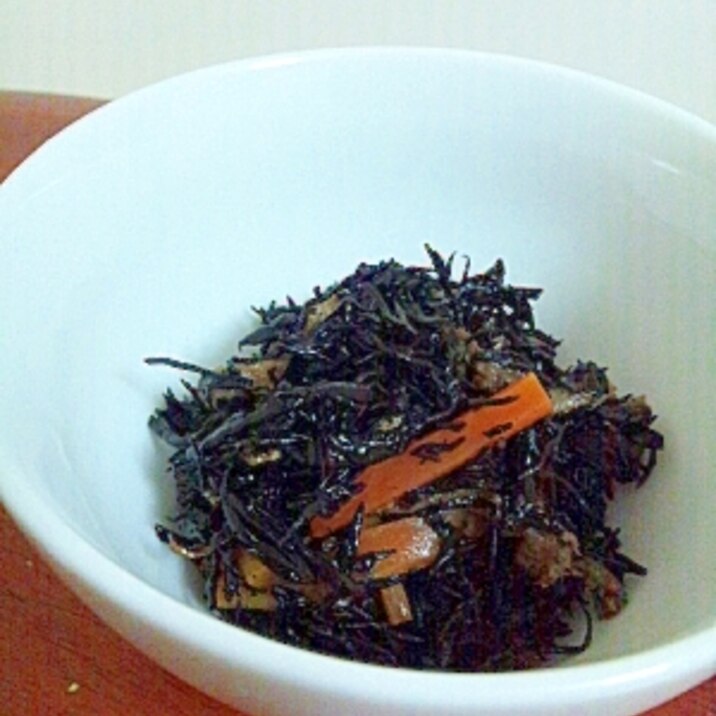 水戻し不要 超簡単!スピードひじきの煮物